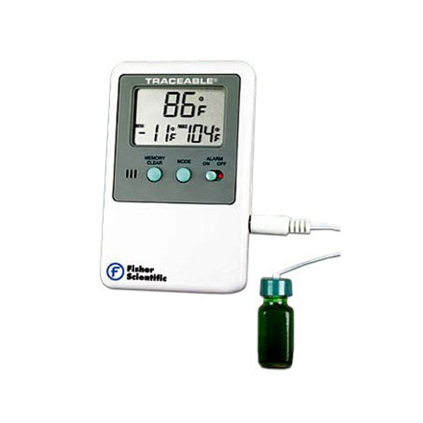 Refrigerator/Freezer Thermometer Fisher Scientific Digital Triple LCD